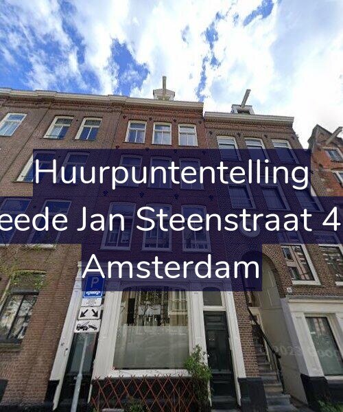 Foto gevel Huurpuntentelling voor Tweede Jan Steenstraat 40-3, Amsterdam