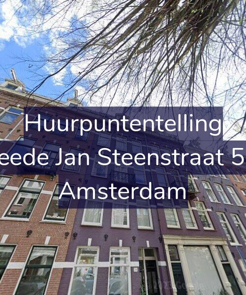 Foto gevel Huurpuntentelling voor Tweede Jan Steenstraat 58-3, Amsterdam