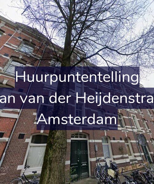 Foto gevel Huurpuntentelling voor Tweede Jan van der Heijdenstraat 58-HR, Amsterdam