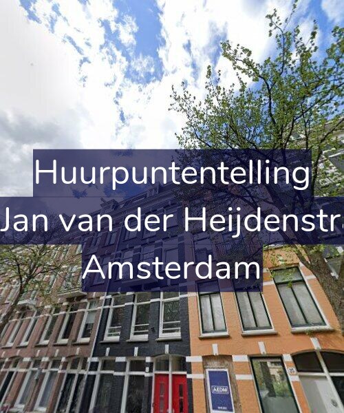 Foto gevel Huurpuntentelling voor Tweede Jan van der Heijdenstraat 23-2, Amsterdam
