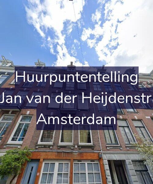 Foto gevel Huurpuntentelling voor Tweede Jan van der Heijdenstraat 30-2, Amsterdam