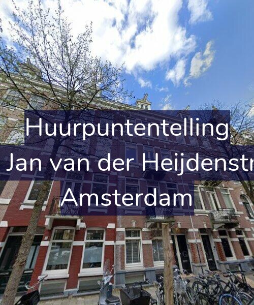 Foto gevel Huurpuntentelling voor Tweede Jan van der Heijdenstraat 9-A, Amsterdam