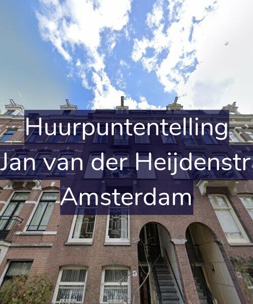 Foto gevel Huurpuntentelling voor Tweede Jan van der Heijdenstraat 16-3, Amsterdam