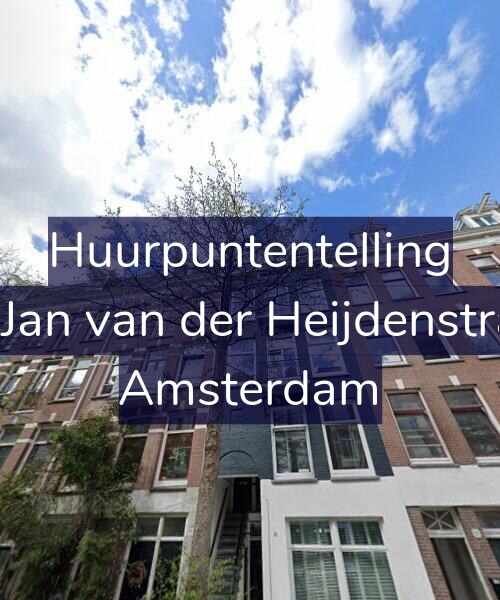 Foto gevel Huurpuntentelling voor Tweede Jan van der Heijdenstraat 33-3, Amsterdam