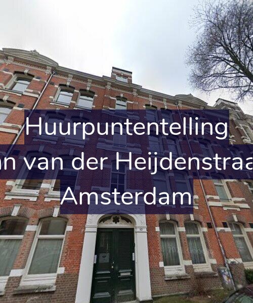 Foto gevel Huurpuntentelling voor Tweede Jan van der Heijdenstraat 60-HRA, Amsterdam
