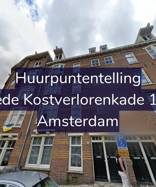 Foto gevel Huurpuntentelling voor Tweede Kostverlorenkade 116-2, Amsterdam