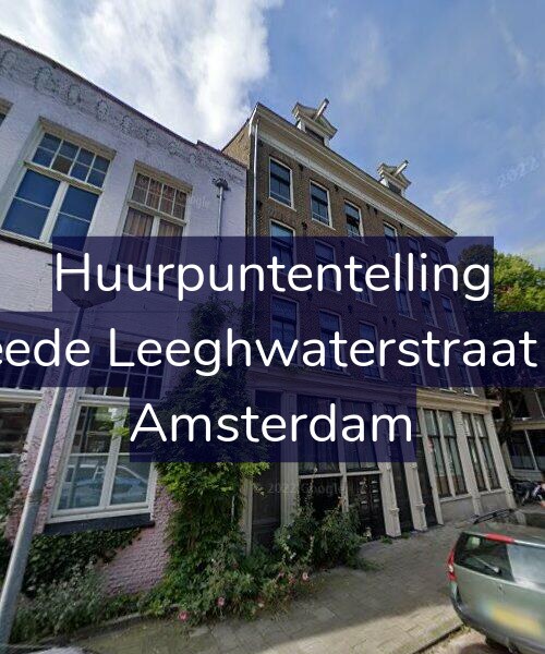Foto gevel Huurpuntentelling voor Tweede Leeghwaterstraat 4-H, Amsterdam
