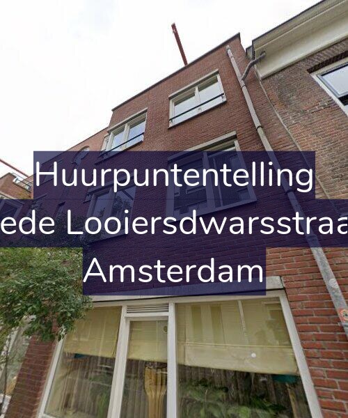 Foto gevel Huurpuntentelling voor Tweede Looiersdwarsstraat 34, Amsterdam