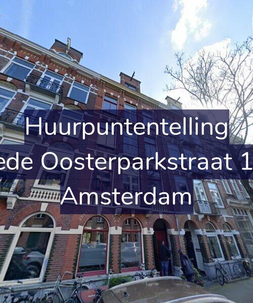 Foto gevel Huurpuntentelling voor Tweede Oosterparkstraat 186-2, Amsterdam