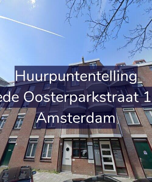 Foto gevel Huurpuntentelling voor Tweede Oosterparkstraat 183-A, Amsterdam