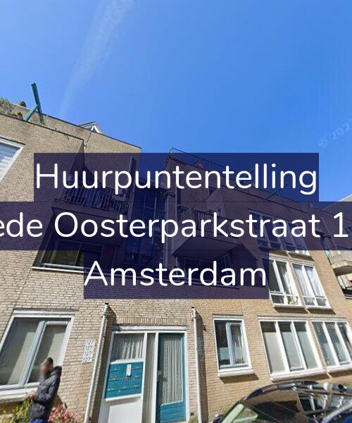 Foto gevel Huurpuntentelling voor Tweede Oosterparkstraat 129-D, Amsterdam