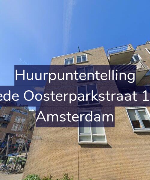 Foto gevel Huurpuntentelling voor Tweede Oosterparkstraat 117-C, Amsterdam