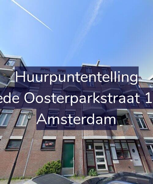 Foto gevel Huurpuntentelling voor Tweede Oosterparkstraat 187-B, Amsterdam