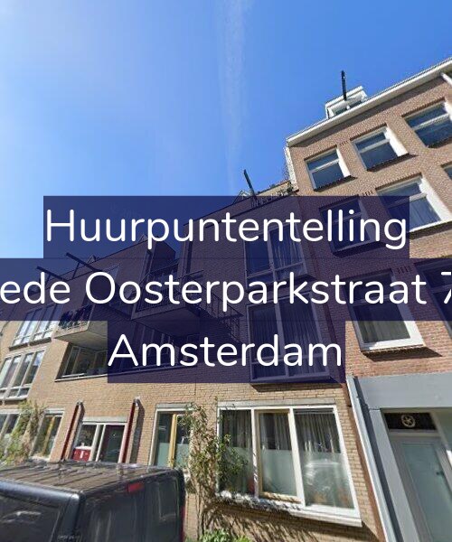 Foto gevel Huurpuntentelling voor Tweede Oosterparkstraat 71-B, Amsterdam