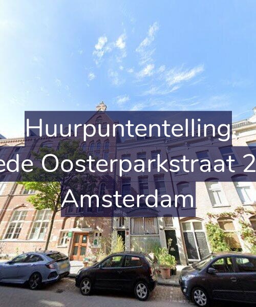 Foto gevel Huurpuntentelling voor Tweede Oosterparkstraat 229-1, Amsterdam
