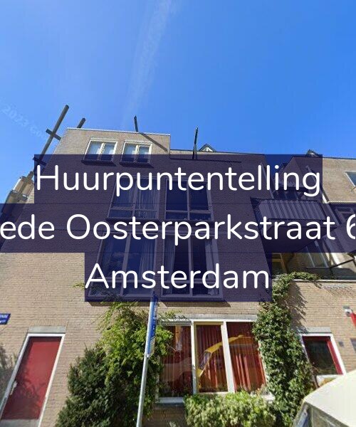 Foto gevel Huurpuntentelling voor Tweede Oosterparkstraat 65-A, Amsterdam
