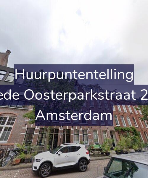 Foto gevel Huurpuntentelling voor Tweede Oosterparkstraat 213-2, Amsterdam