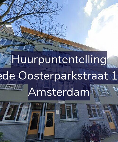 Foto gevel Huurpuntentelling voor Tweede Oosterparkstraat 176-B, Amsterdam