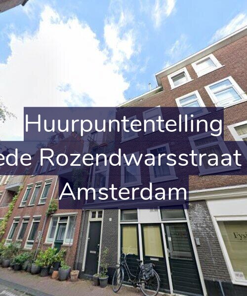 Foto gevel Huurpuntentelling voor Tweede Rozendwarsstraat 21-2, Amsterdam