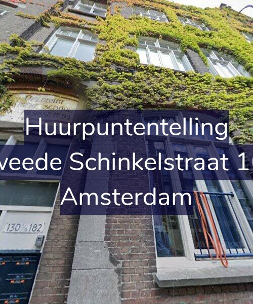 Foto gevel Huurpuntentelling voor Tweede Schinkelstraat 162, Amsterdam