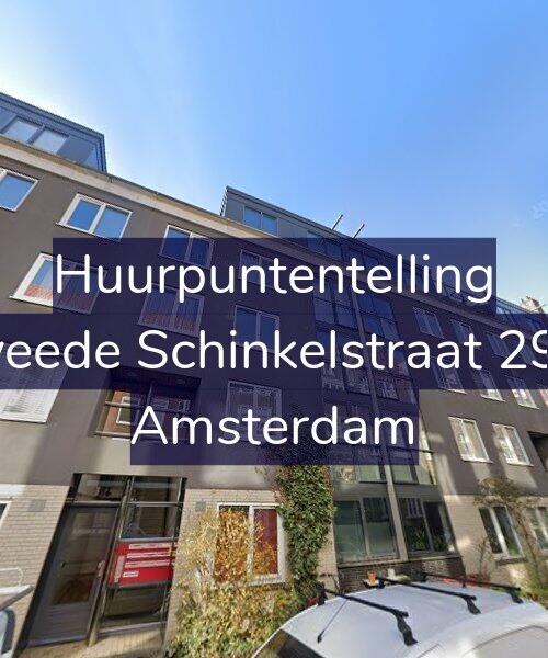 Foto gevel Huurpuntentelling voor Tweede Schinkelstraat 29-B, Amsterdam