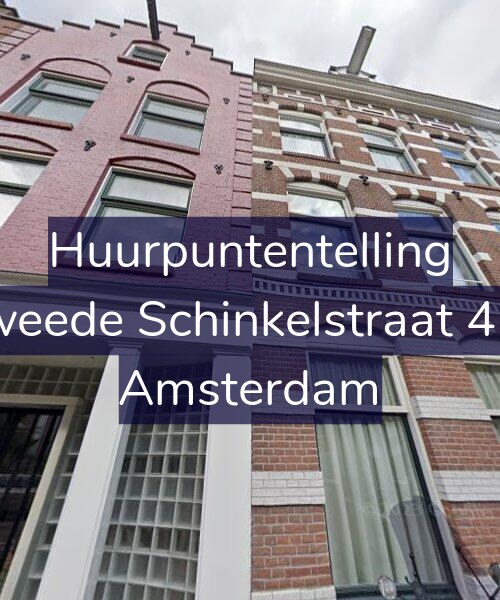 Foto gevel Huurpuntentelling voor Tweede Schinkelstraat 4-H, Amsterdam