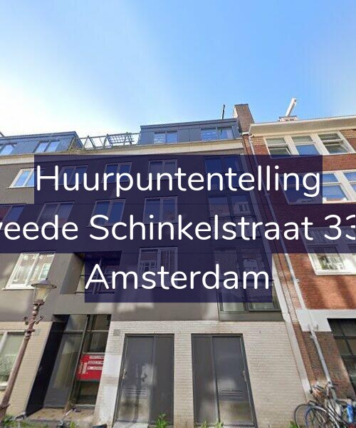 Foto gevel Huurpuntentelling voor Tweede Schinkelstraat 33-B, Amsterdam