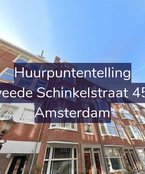 Foto gevel Huurpuntentelling voor Tweede Schinkelstraat 45-3, Amsterdam