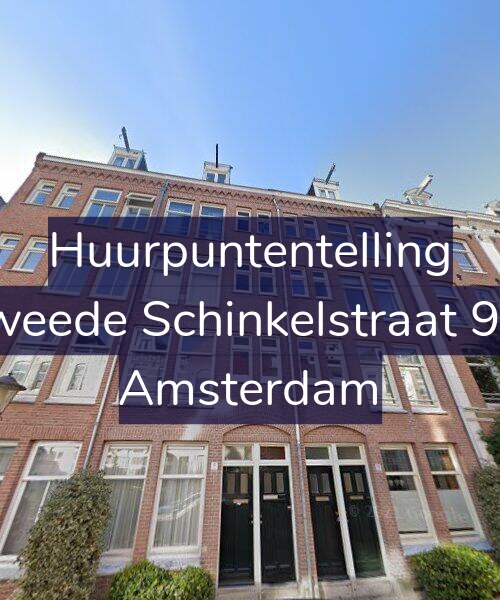 Foto gevel Huurpuntentelling voor Tweede Schinkelstraat 9-3, Amsterdam