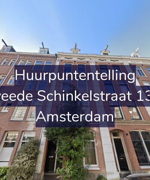 Foto gevel Huurpuntentelling voor Tweede Schinkelstraat 13-A, Amsterdam