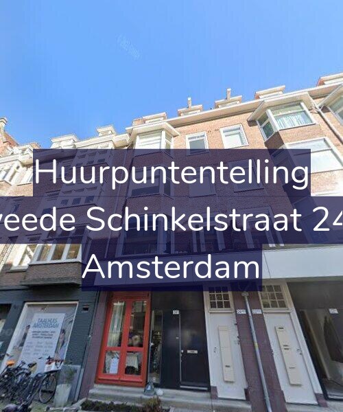 Foto gevel Huurpuntentelling voor Tweede Schinkelstraat 24-B, Amsterdam