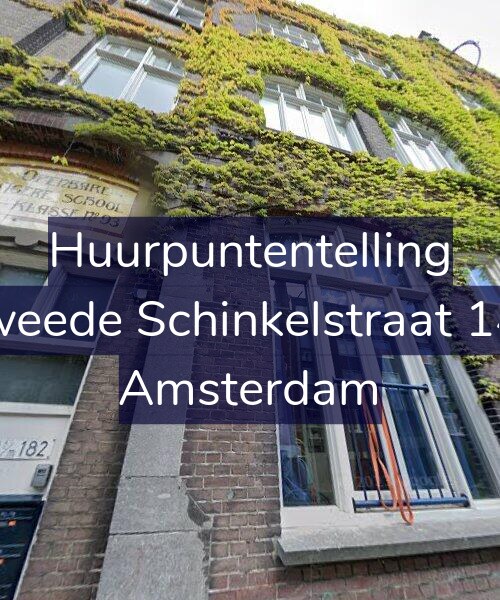 Foto gevel Huurpuntentelling voor Tweede Schinkelstraat 148, Amsterdam
