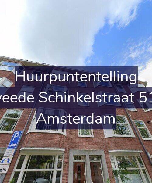 Foto gevel Huurpuntentelling voor Tweede Schinkelstraat 51-2, Amsterdam