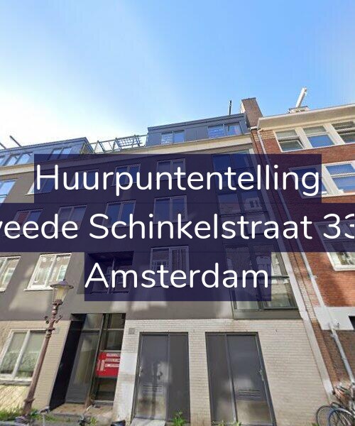 Foto gevel Huurpuntentelling voor Tweede Schinkelstraat 33-C, Amsterdam