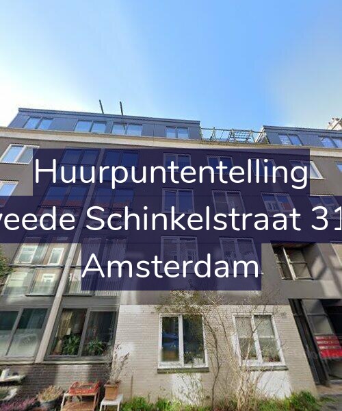 Foto gevel Huurpuntentelling voor Tweede Schinkelstraat 31-C, Amsterdam