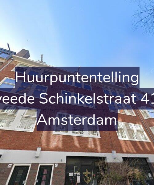 Foto gevel Huurpuntentelling voor Tweede Schinkelstraat 41-2, Amsterdam