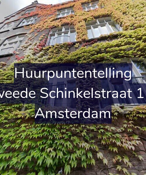 Foto gevel Huurpuntentelling voor Tweede Schinkelstraat 154, Amsterdam