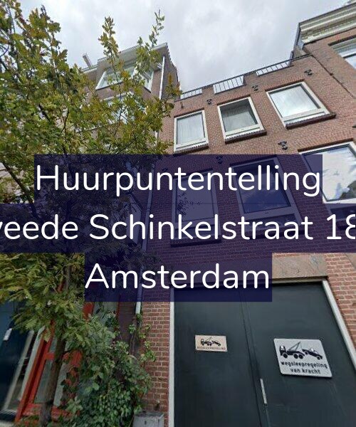 Foto gevel Huurpuntentelling voor Tweede Schinkelstraat 18-C, Amsterdam