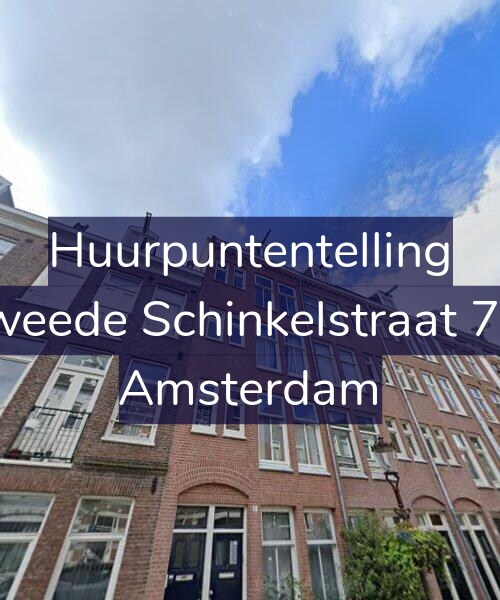 Foto gevel Huurpuntentelling voor Tweede Schinkelstraat 7-2, Amsterdam