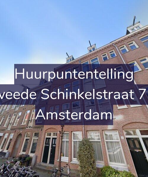 Foto gevel Huurpuntentelling voor Tweede Schinkelstraat 7-H, Amsterdam