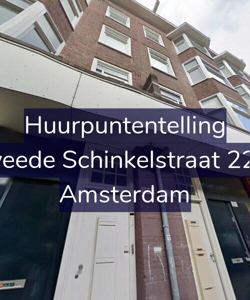 Foto gevel Huurpuntentelling voor Tweede Schinkelstraat 22-C, Amsterdam