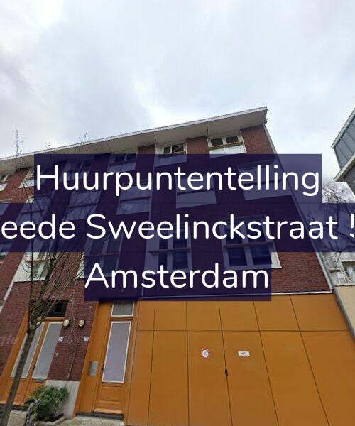 Foto gevel Huurpuntentelling voor Tweede Sweelinckstraat 5-K, Amsterdam