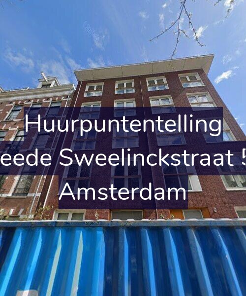 Foto gevel Huurpuntentelling voor Tweede Sweelinckstraat 5-B, Amsterdam