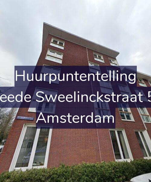 Foto gevel Huurpuntentelling voor Tweede Sweelinckstraat 5-N, Amsterdam