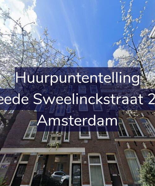 Foto gevel Huurpuntentelling voor Tweede Sweelinckstraat 20-3, Amsterdam