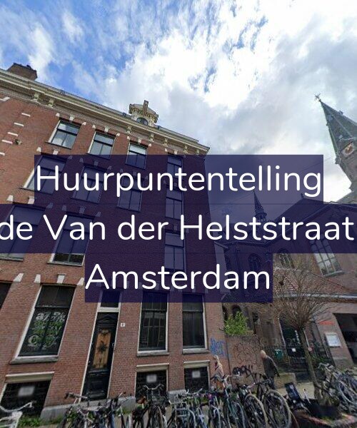 Foto gevel Huurpuntentelling voor Tweede Van der Helststraat 1-HR, Amsterdam