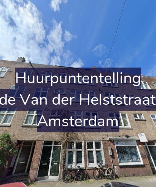 Foto gevel Huurpuntentelling voor Tweede Van der Helststraat 42-A, Amsterdam