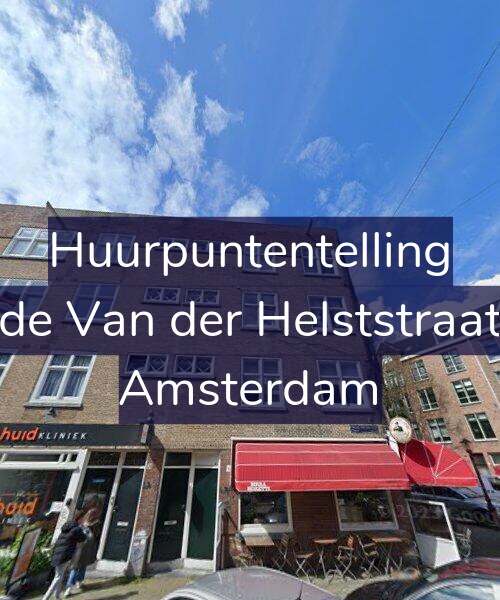 Foto gevel Huurpuntentelling voor Tweede Van der Helststraat 36-1, Amsterdam