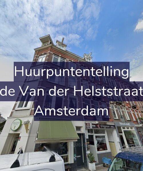 Foto gevel Huurpuntentelling voor Tweede Van der Helststraat 12-1, Amsterdam