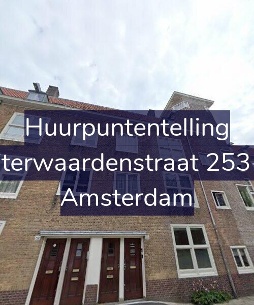 Foto gevel Huurpuntentelling voor Uiterwaardenstraat 253-2, Amsterdam